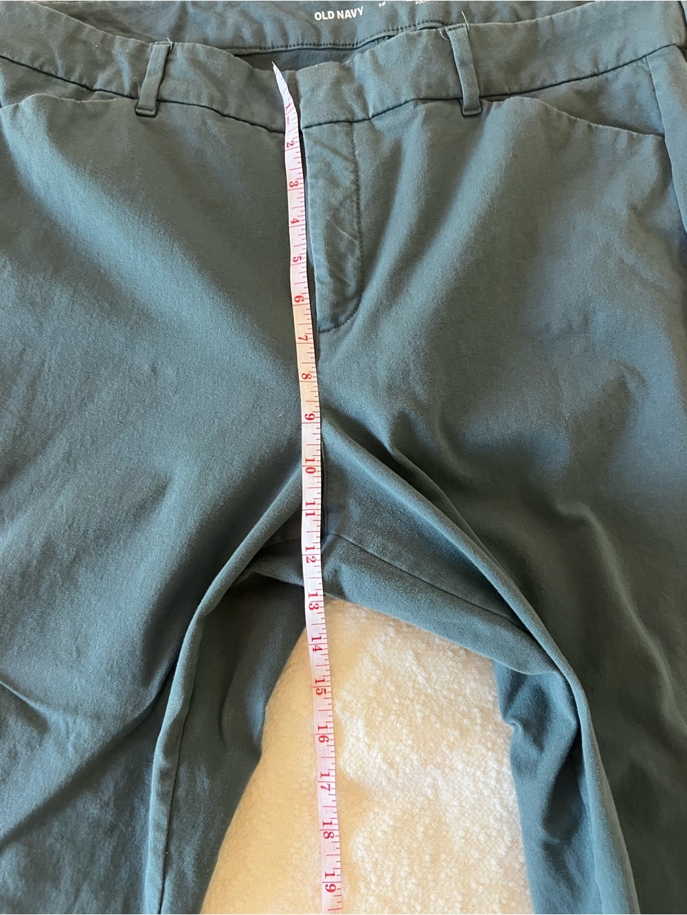 Old Navy High Rise Pixie Skinny Ankle Pants - Dark Teal - Picture 7 of 9